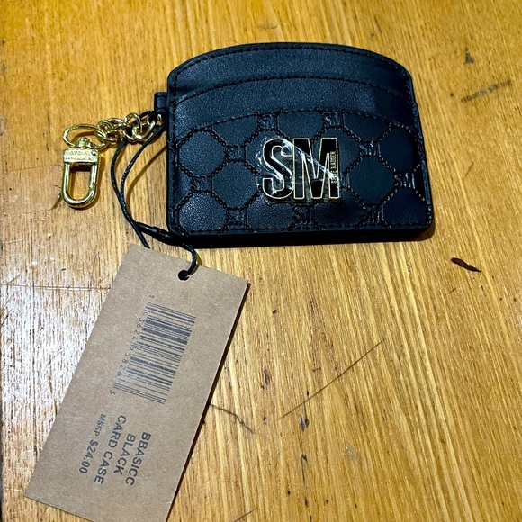 - NWT!! STEVE MADDEN SLIM CARD HOLDER! (BLACK) - Picture 4 of 5